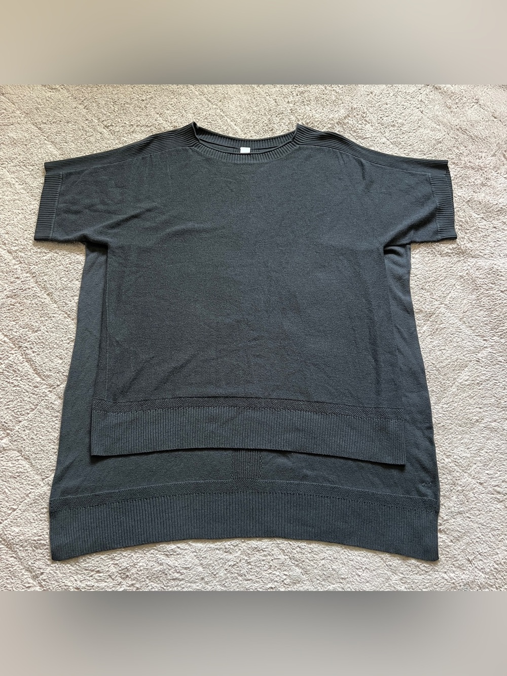 Lululemon Athletic Be At Ease Poncho High-Low Hem Preppy Minimalist Capsule OS - Picture 1 of 6